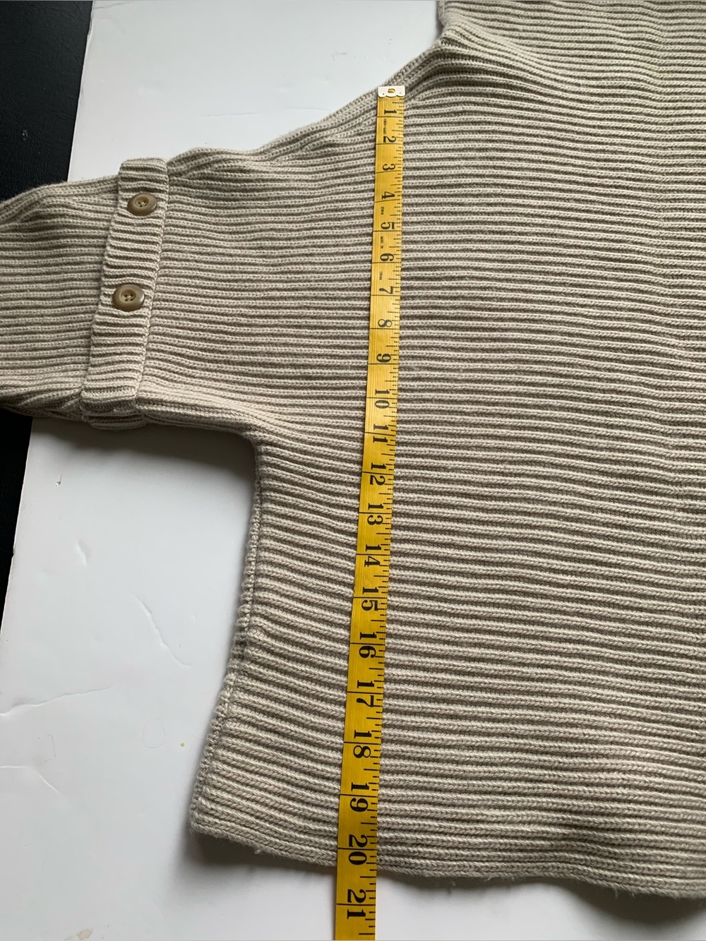 Ann Taylor Merino Wool Cashmere Blend Ribbed Cowl Neck Sweater M - Picture 8 of 14